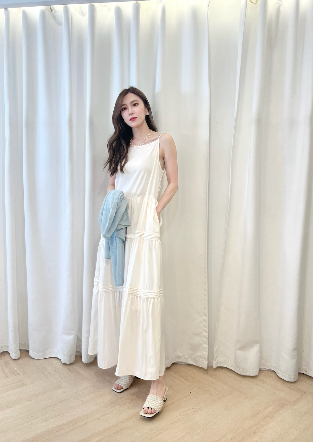 經典夏日蛋糕長洋裝