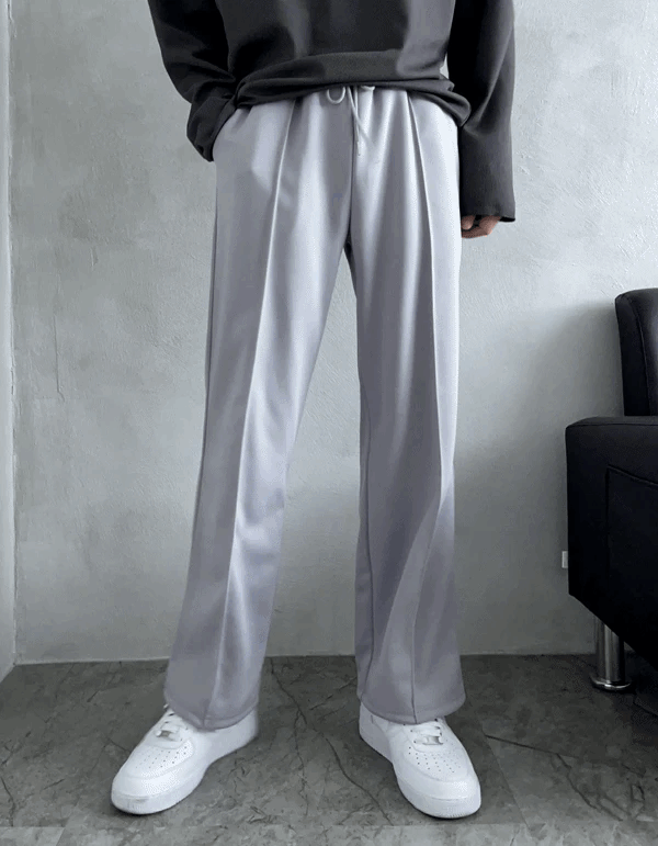 直筒休閒運動褲