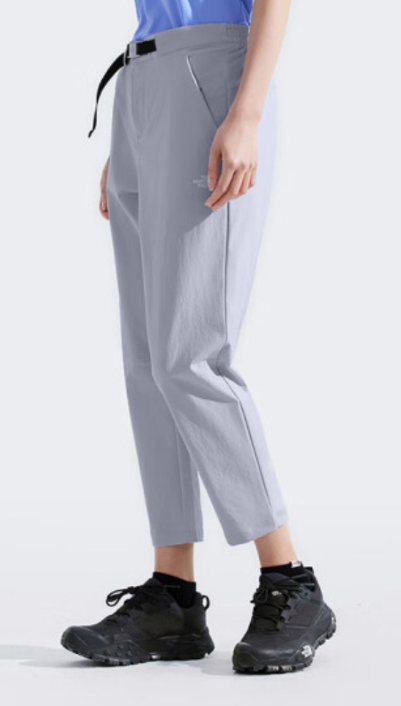 The North Face 北面 女款 灰色 涼感快乾 長褲 TREKKER PLUS | 吸濕排汗 彈性修身 戶外健行 運動褲  JUN25