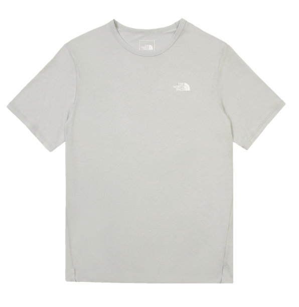The North Face 北面 男款 灰色 吸濕排汗短袖T恤 BRIDGER | 涼感快乾 運動休閒 登山健行機能上衣  JUN25