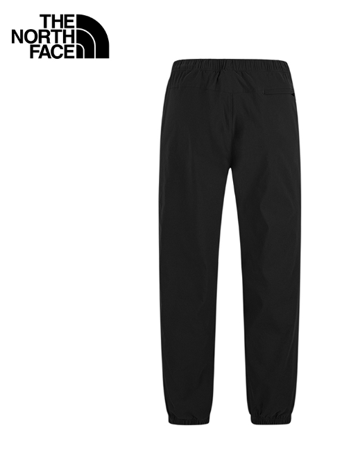 The North Face 北面 男款 黑色 彈性排汗休閒長褲 TREKKER JOGGER｜快乾涼感 輕量運動褲 登山健行縮口褲  JUN25