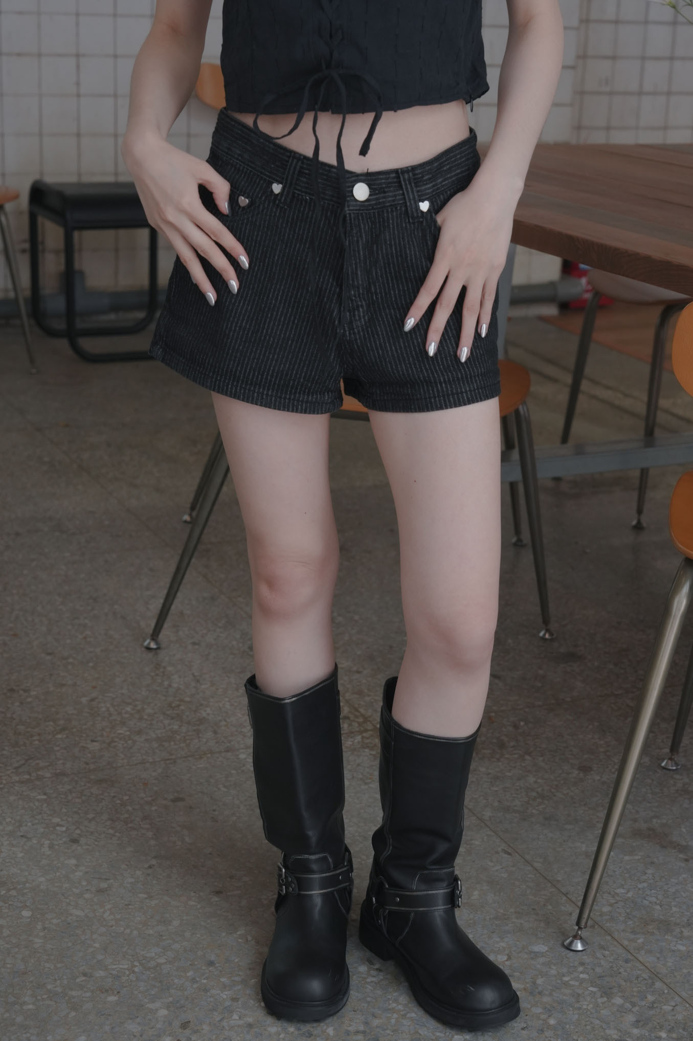 Ribbed Shorts #短褲