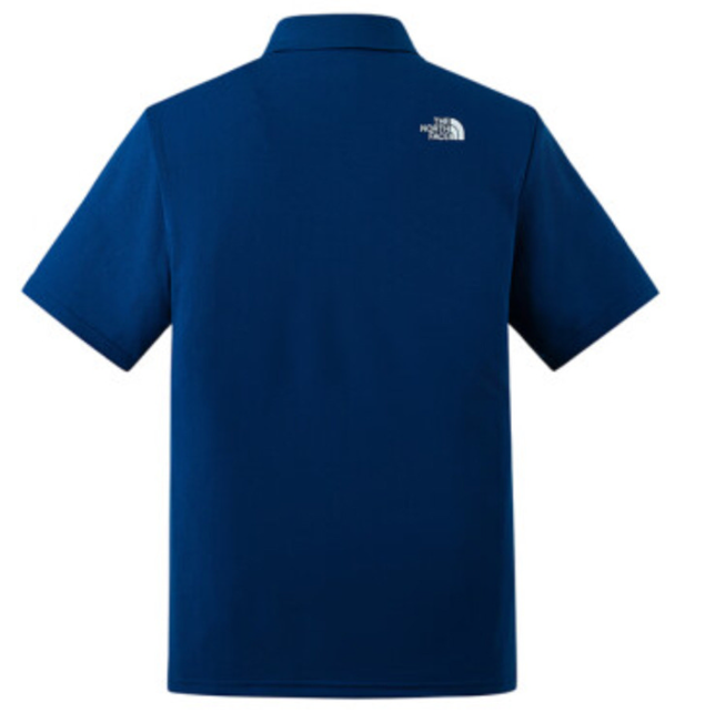 The North Face 北面 男款 藍色 機能POLO衫 PIQUE POLO｜吸濕排汗 涼感快乾 翻領短袖 運動休閒上衣  JUN25