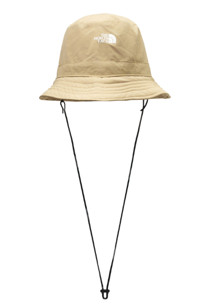 The North Face 北面 男女款 UPF40+ 防曬漁夫帽 HORIZON｜透氣速乾 遮陽登山帽 戶外機能帽 米卡其／粉色  JUN25