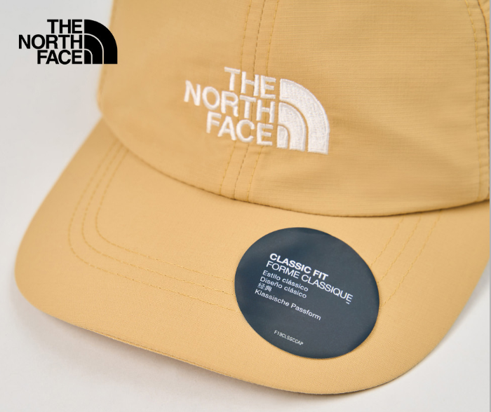 The North Face 北面 男女款 米黃色 老帽 HORIZON HAT｜透氣快乾 棒球帽 運動休閒帽 戶外遮陽帽  JUN25