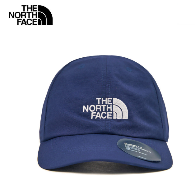 The North Face 北面 男女款 藍色 老帽 HORIZON HAT｜透氣快乾 棒球帽 運動休閒帽 戶外遮陽帽  JUN25