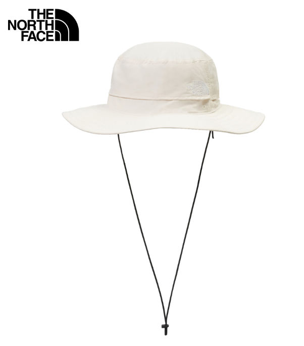 The North Face 北面 男女款 白色防曬漁夫帽 HORIZON BREEZE BRIMMER｜UPF40+ 抗UV 遮陽透氣 登山戶外帽  JUN25