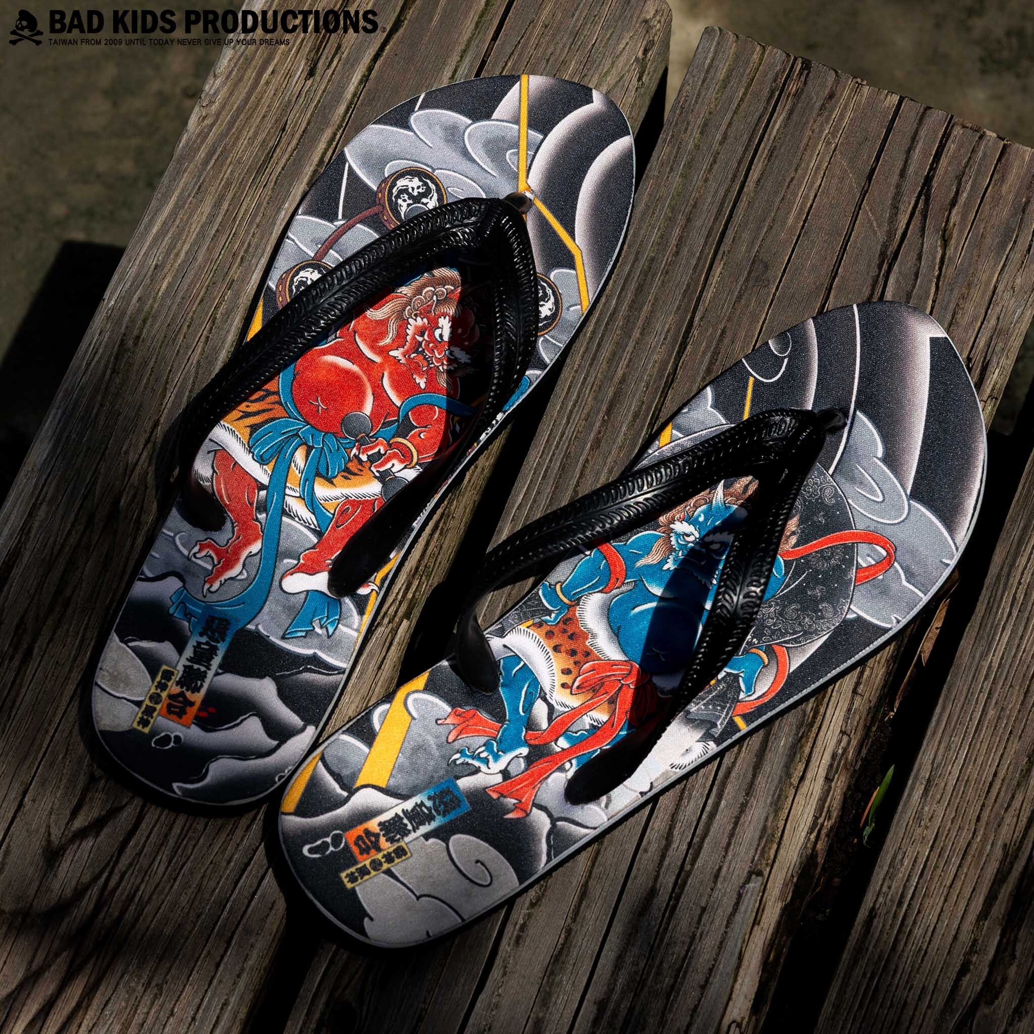 BAD KIDS 惡童 25S/S Fujin & Raijin  Flip flop