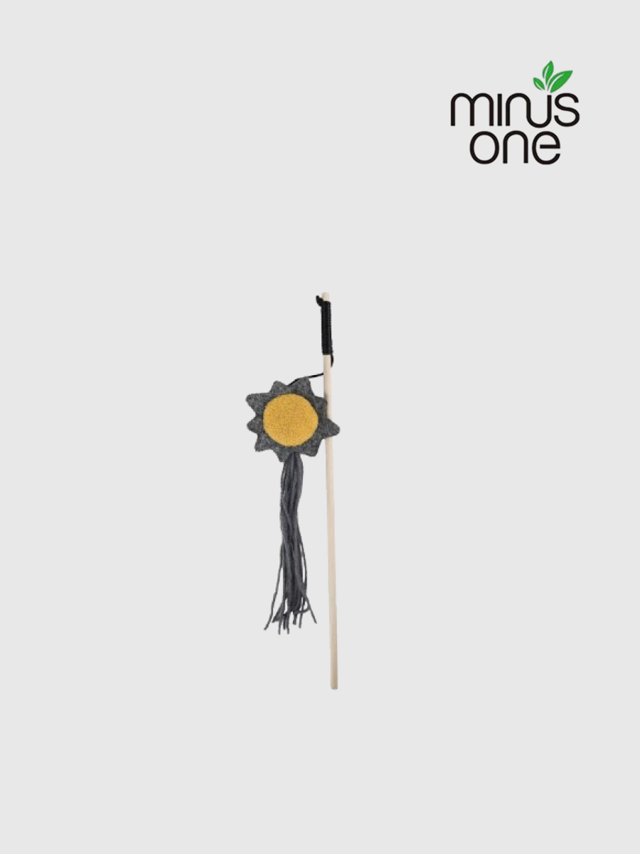 【Minus One 邁樂思】造型貓草系列 甩甩貓草逗貓棒｜太陽