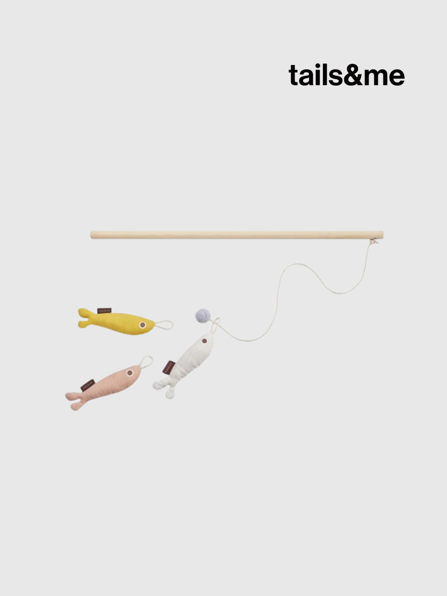 【tails&me 尾巴與我】寵物玩具 追逐玩耍逗貓棒組