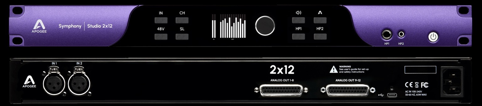 Apogee Symphony Studio 2 x 12 Audio Interface with Immersive Mixing & Playback
