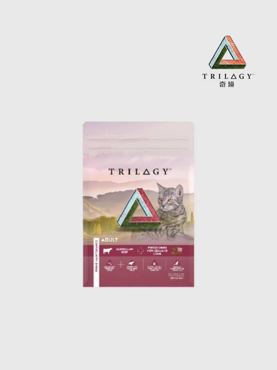 【奇境 TRILOGY】無穀全貓糧 澳洲牛肉 + 紐西蘭羊肺凍乾
