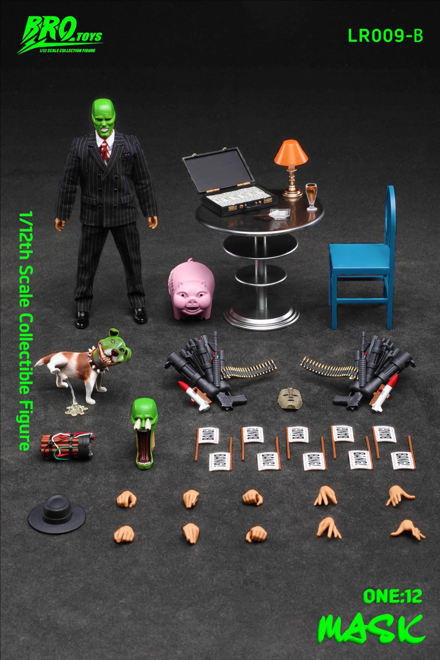Brotoys 1/12 Mask Action Figure (LR-009B)
