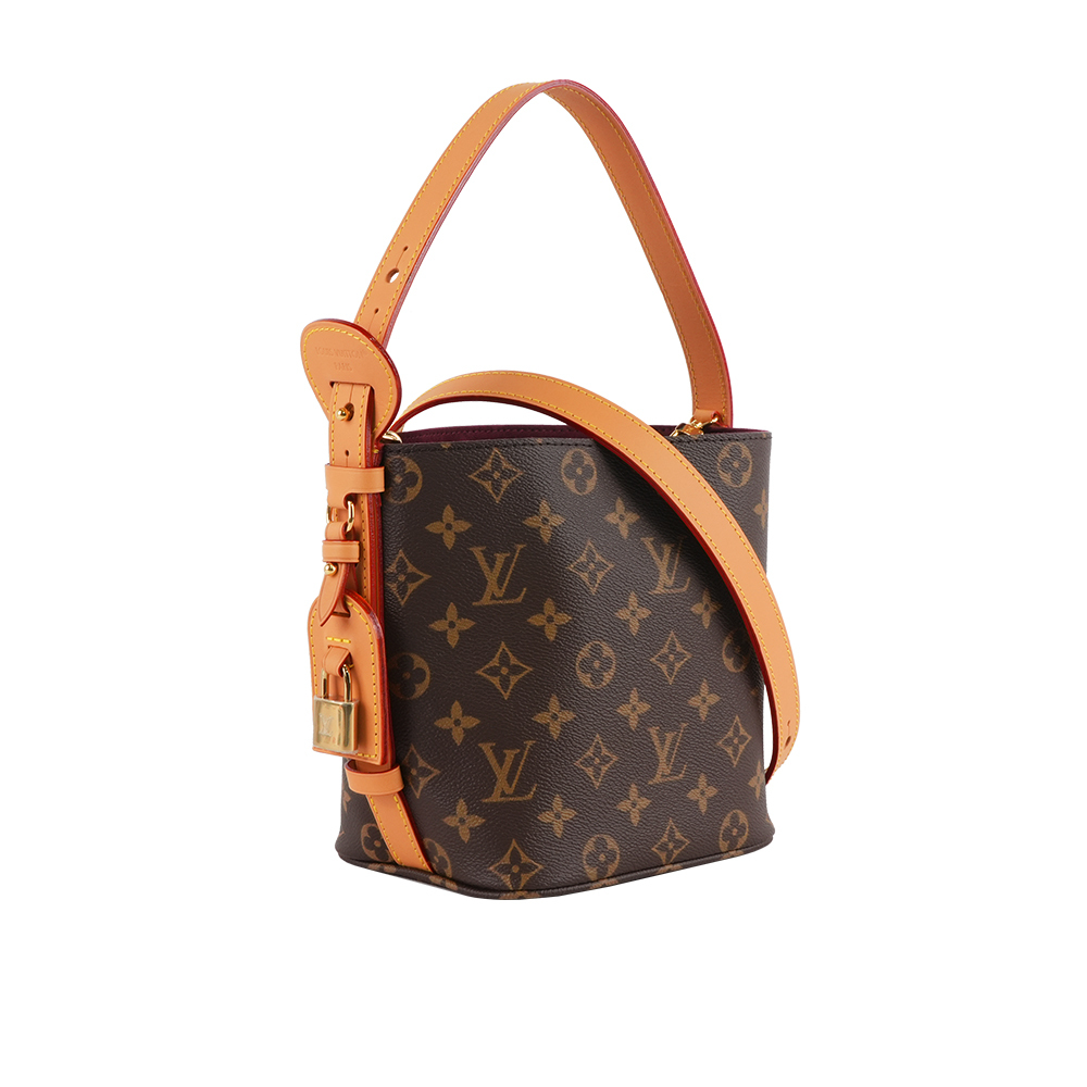 【Louis Vuitton】All In BB Monogram 塗層帆布二用水桶包