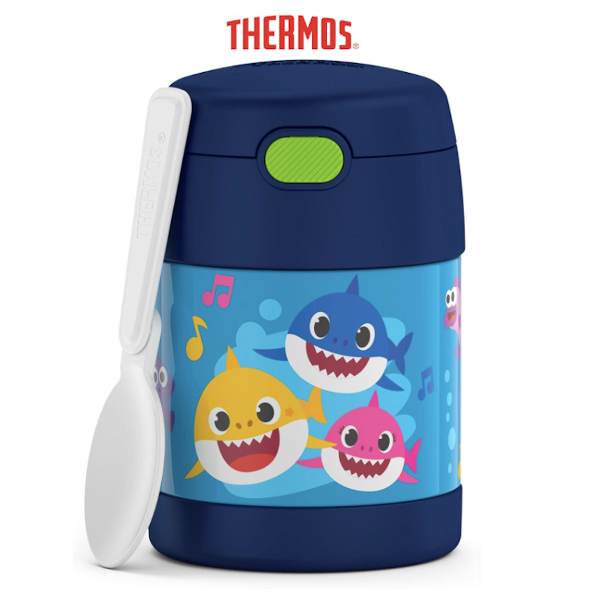 美國 Thermos Baby Shark 不鏽鋼真空兒童保溫食物壺