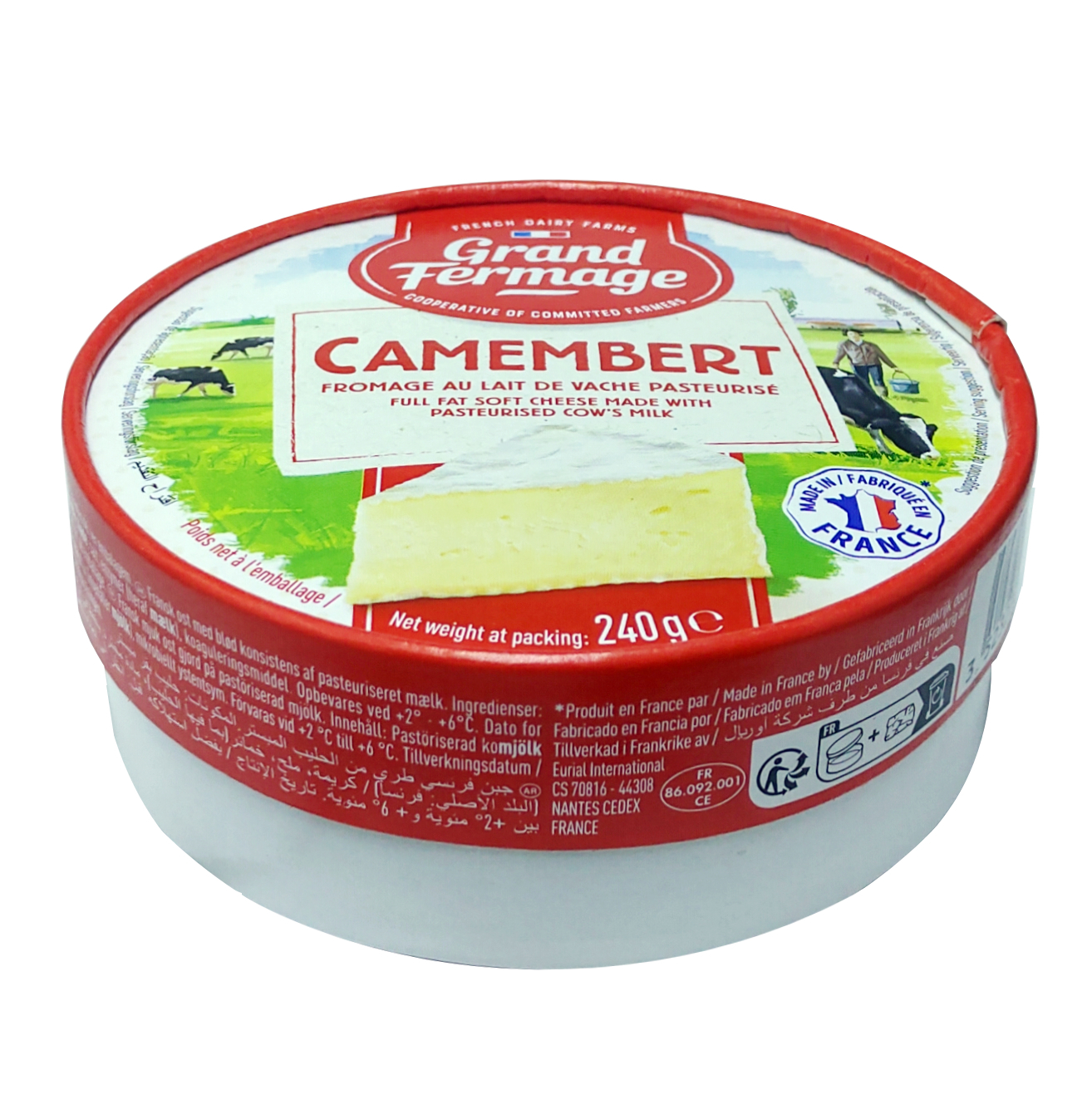 GRAND FERMAGE France Camebert  240g /pack  (0-4℃)