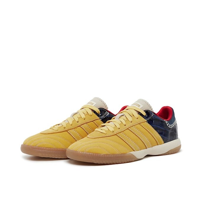 Wales Bonner x Adidas MN Samba Millennium St Fade Gold 黃藍 IH8407