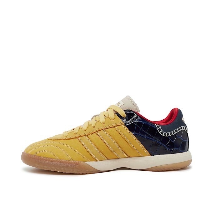 Wales Bonner x Adidas MN Samba Millennium St Fade Gold 黃藍 IH8407