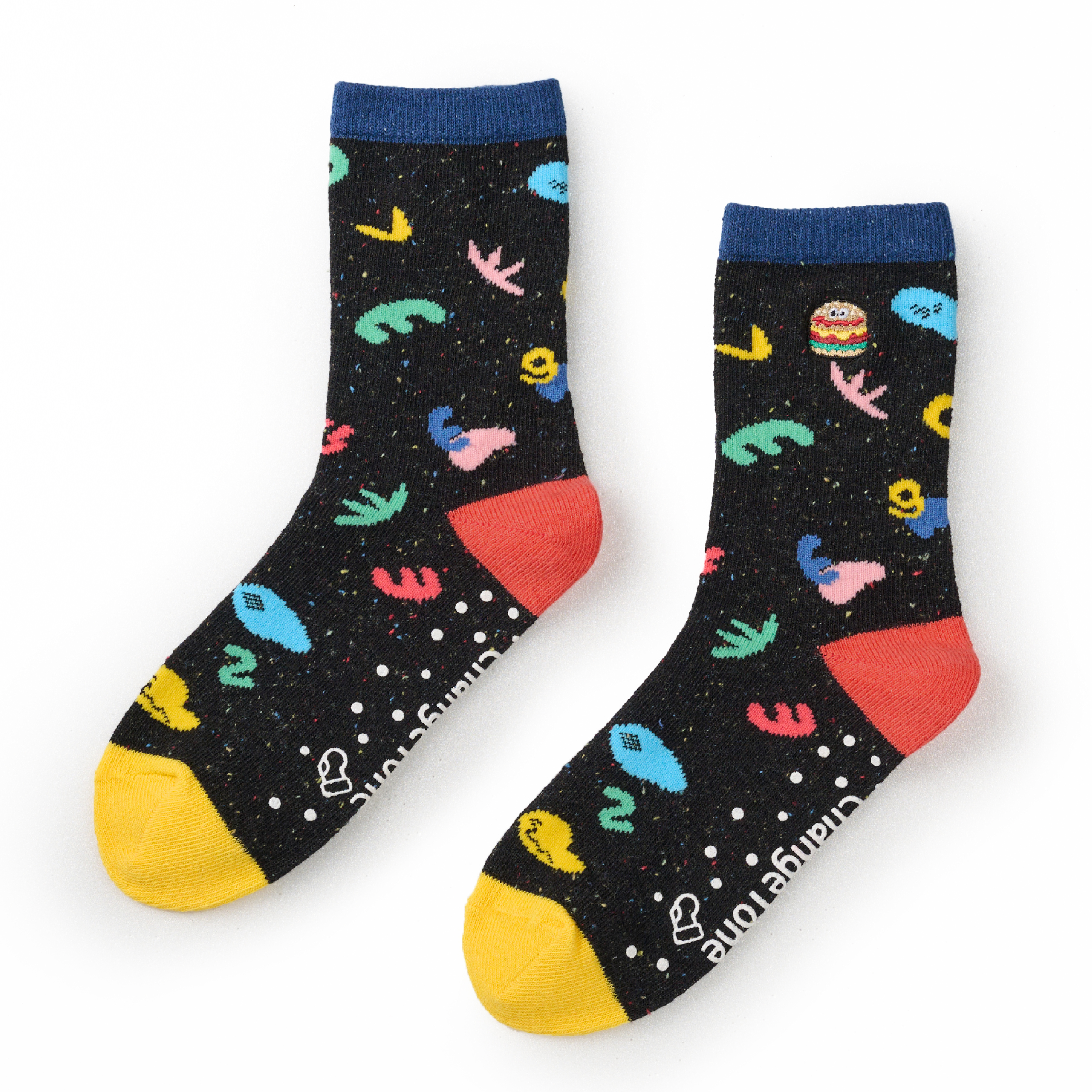 攀越自由〈黑/兒童襪〉