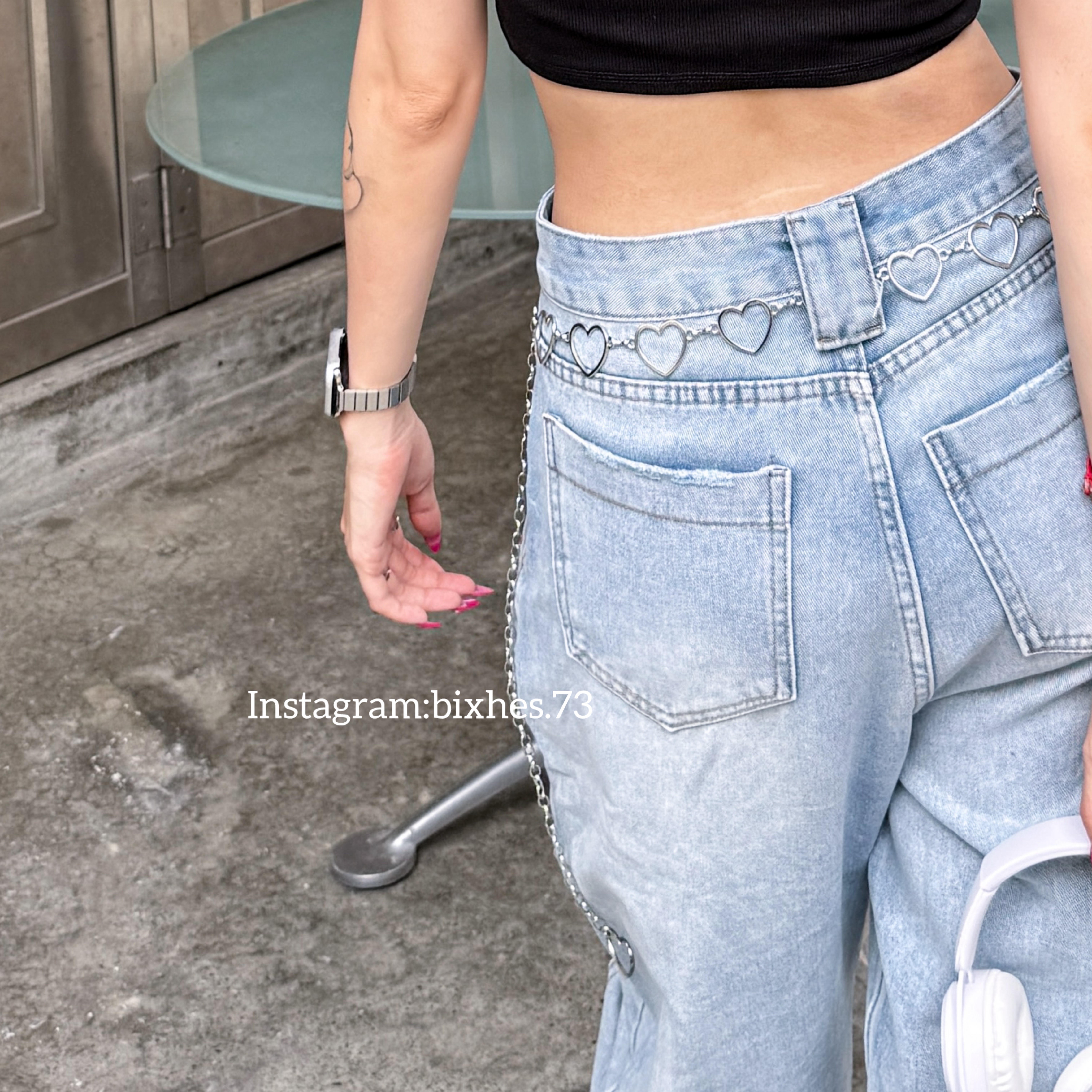 簡約中空褲腰鏈(P00021)