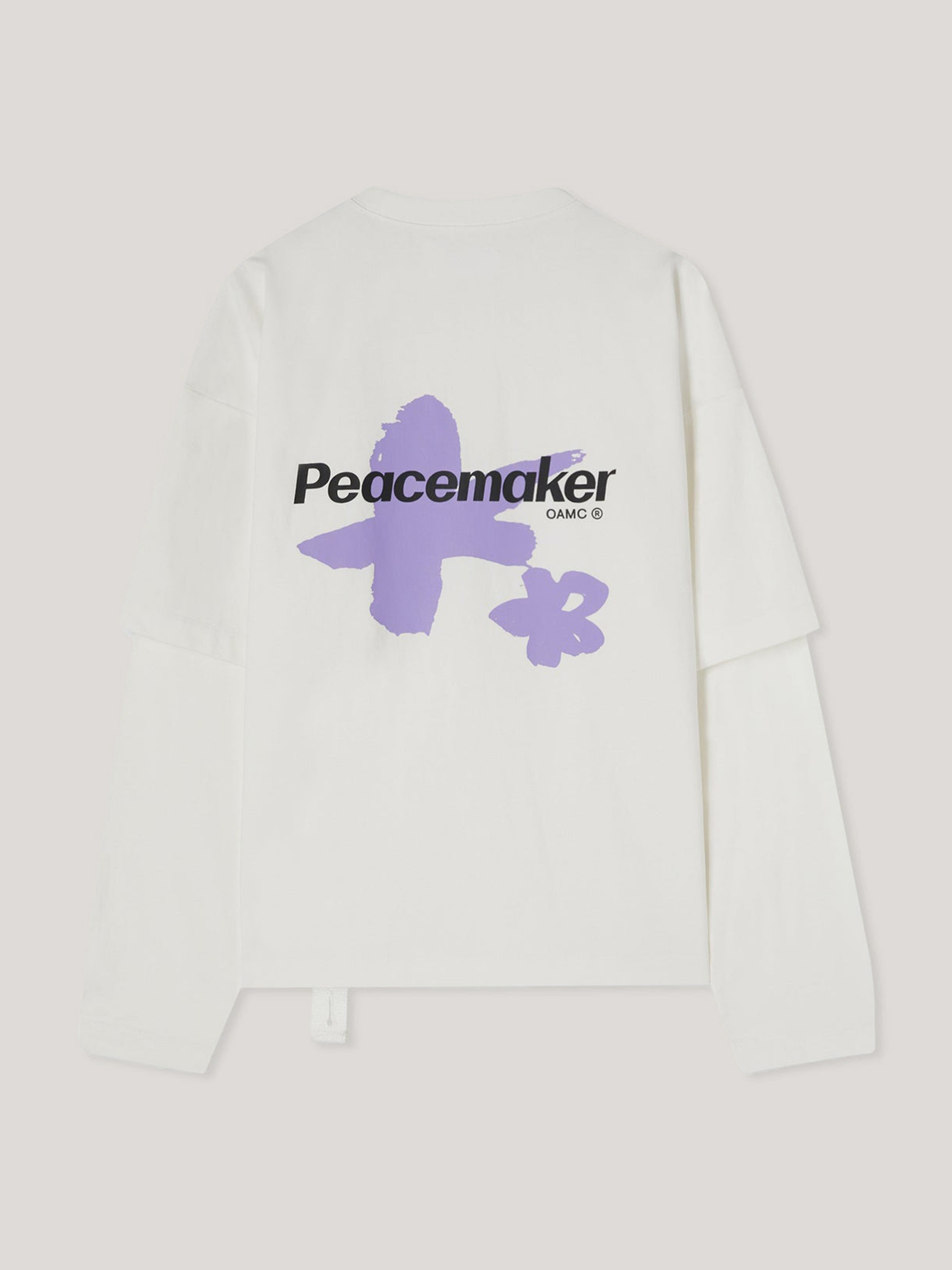 OAMC Peacemaker PAINTED DOUBLE LAYER BOXY TSHIRT 上衣