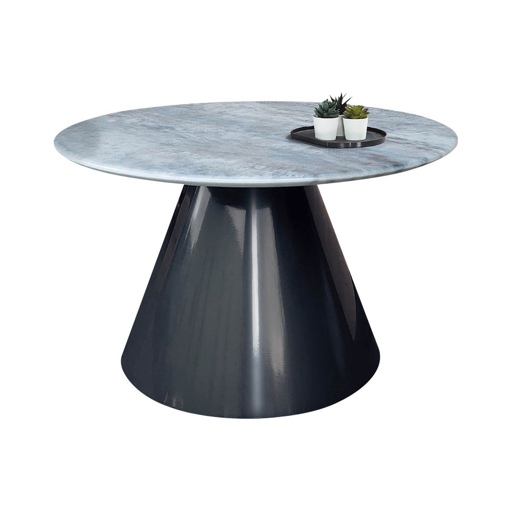 克雷希2.3尺超晶石面圓形大茶几/設計款造型茶几