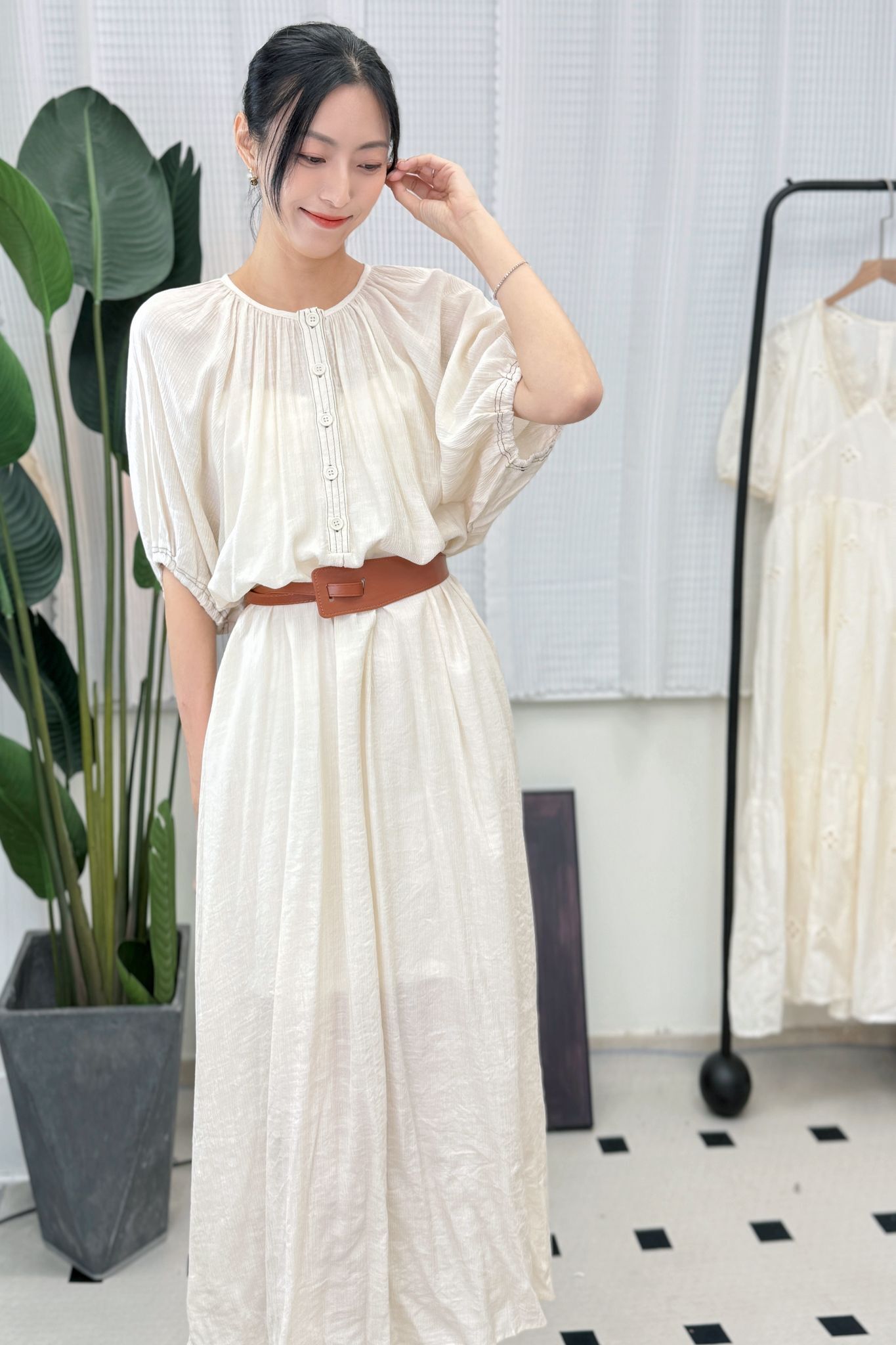 SET#7324🤍零感麻紗裙