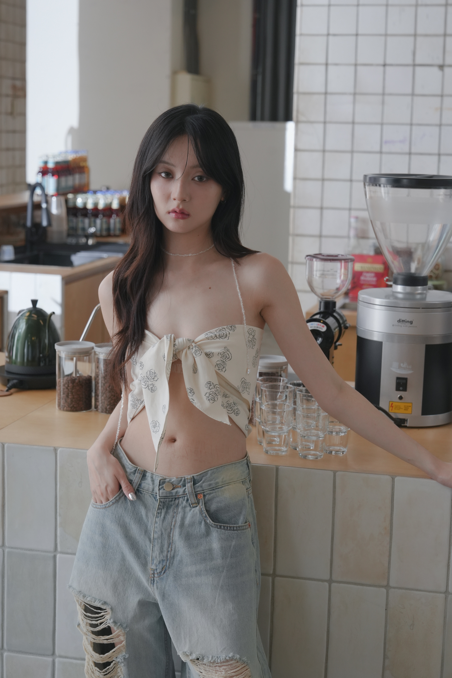 Silky Drawing Scarf #絲巾