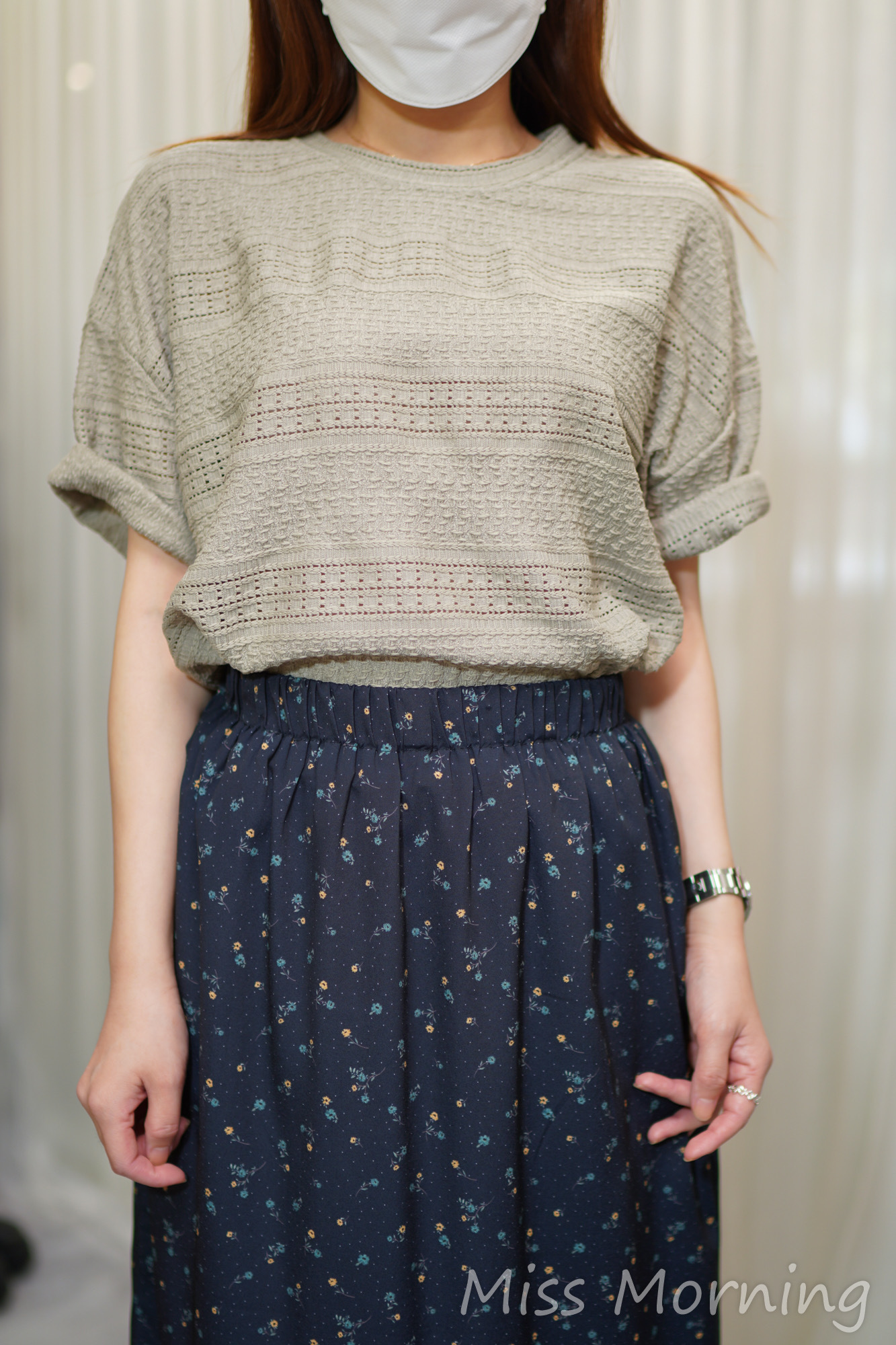 好襯通花線衫(14641)