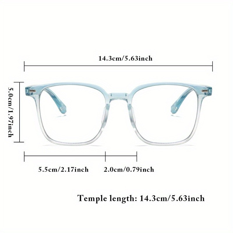 Ultra-Light Oversized Glasses for Round & Square Faces