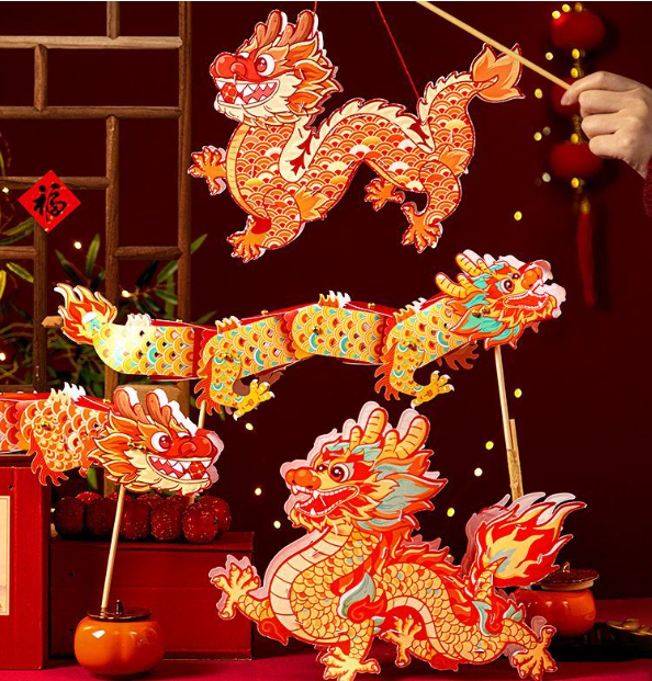 2025中秋节祥龙灯笼 diy 手工包