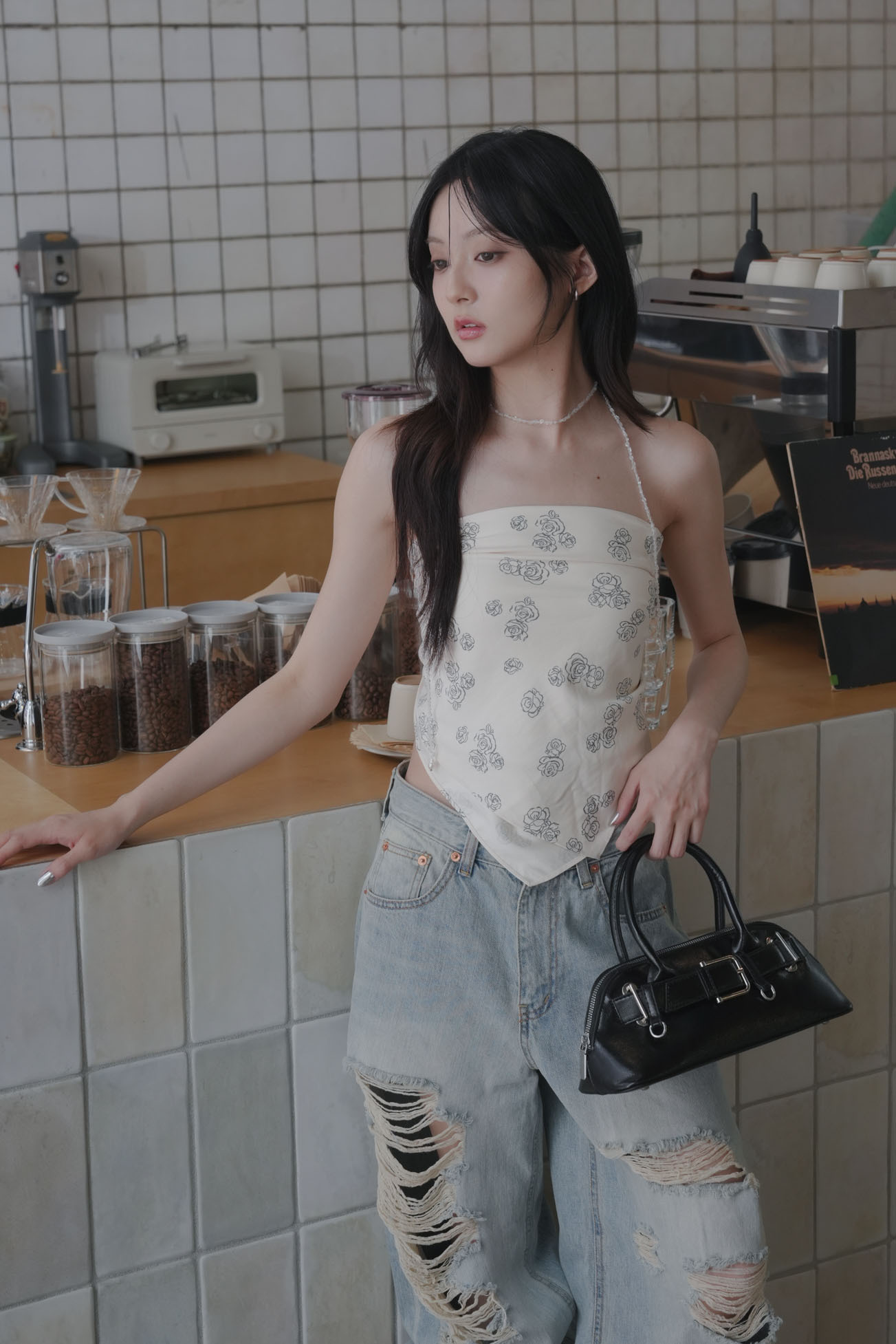 Silky Drawing Scarf #絲巾