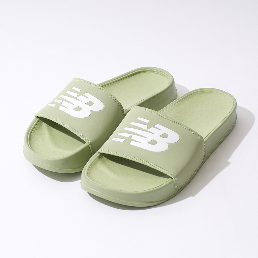 New Balance 女鞋 果綠色 基本 舒適 緩震 美式 復古 運動 拖鞋 SWF200D2