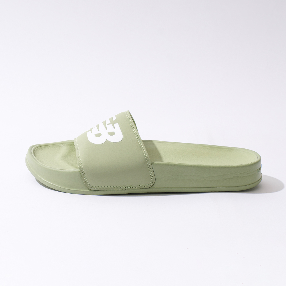 New Balance 女鞋 果綠色 基本 舒適 緩震 美式 復古 運動 拖鞋 SWF200D2