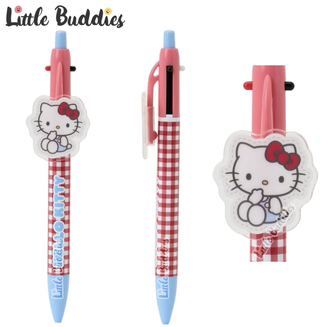 日本 Sanrio 格仔設計文具系列 - 3用筆 (原子+鉛芯)