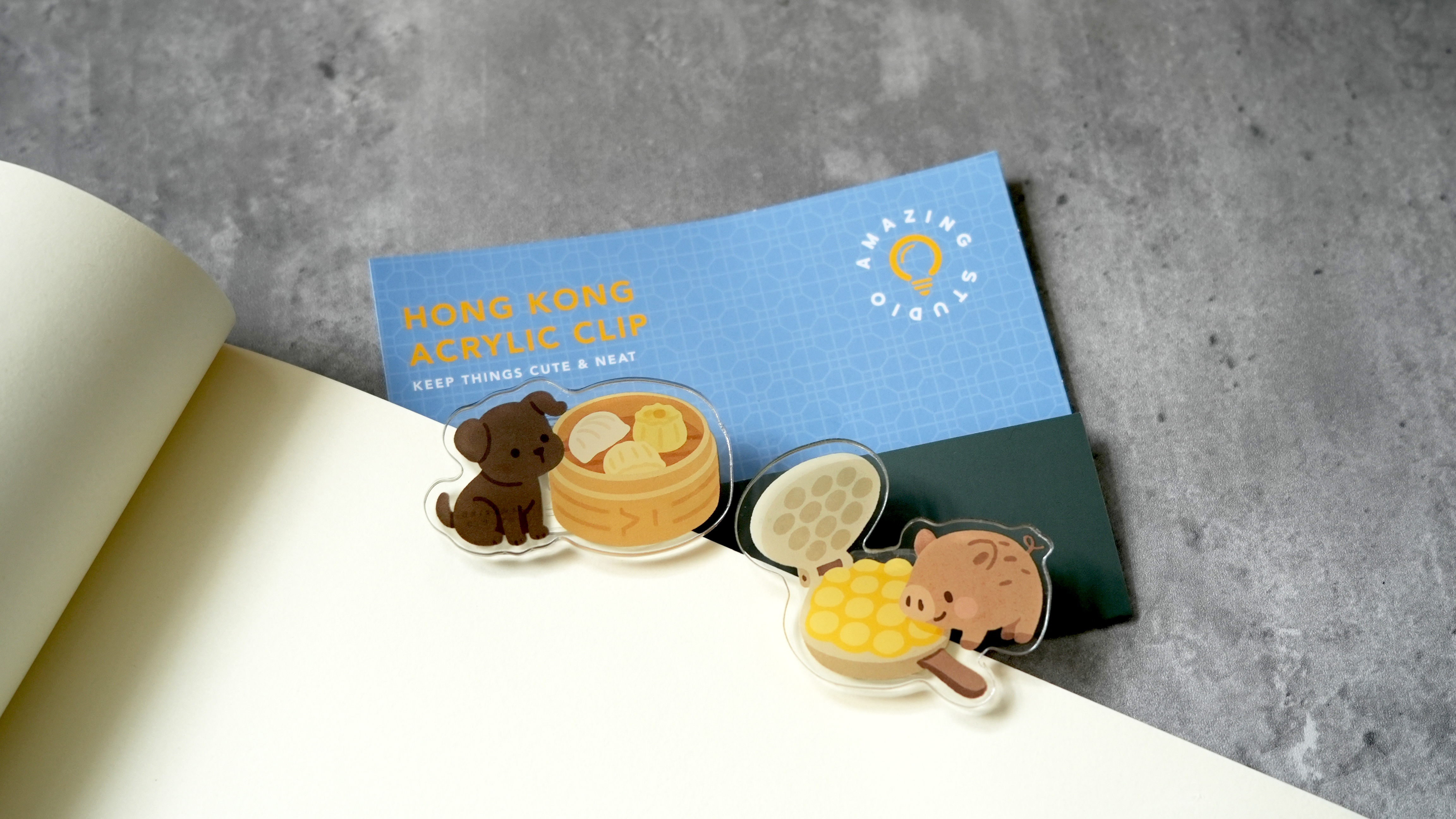 【動物伴你遊香港 - 特色美食】 亞克力夾仔丨Amazing Studio