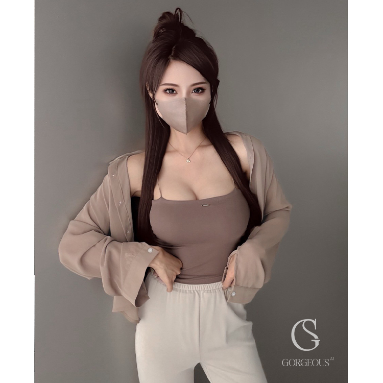 G9631 現貨「極細肩'平口BRA TOP」