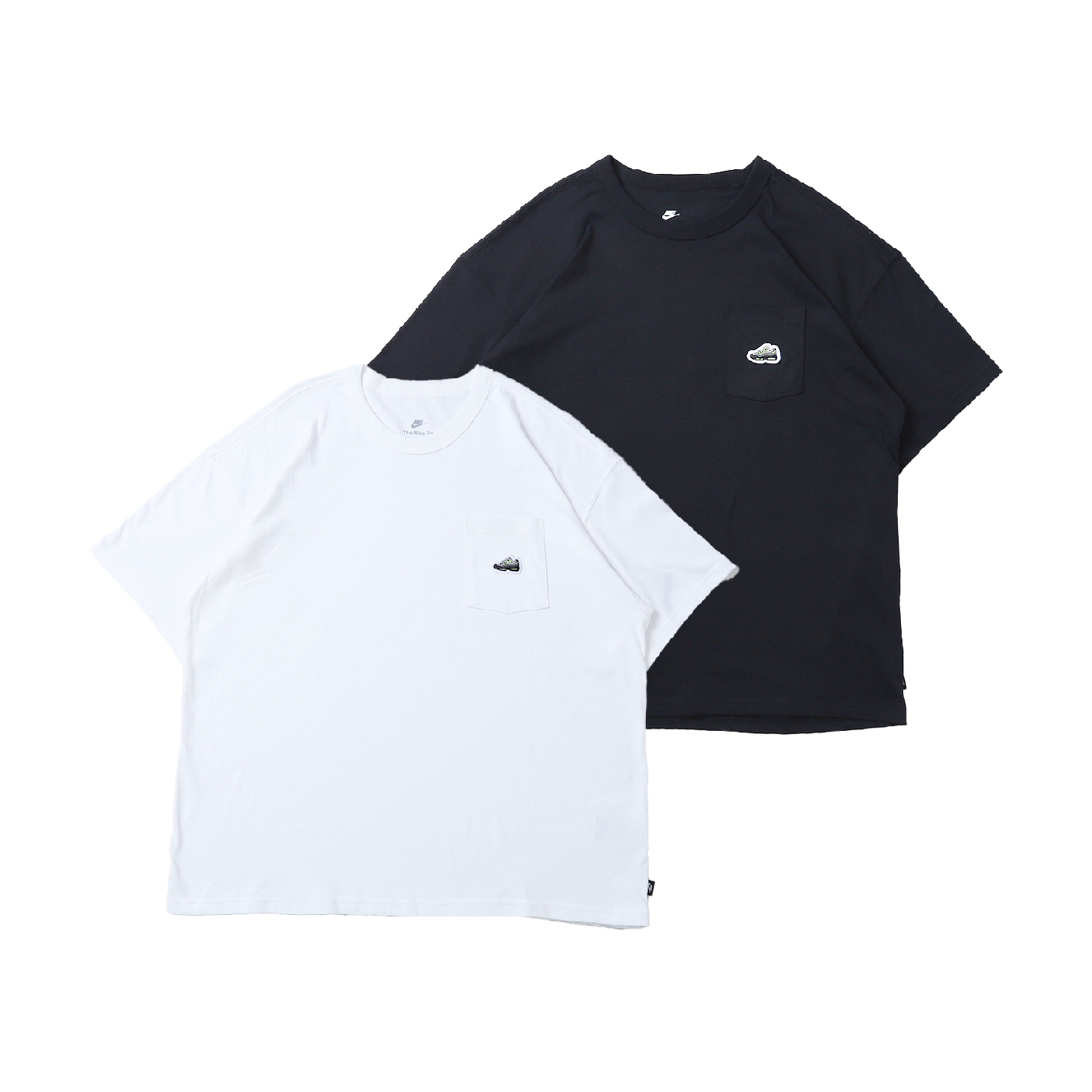 男女款 NIKE AIR MAX90 TEE 白 黑 刺繡LOGO 寬鬆 純棉 休閒 短袖 短T【HJ0575】