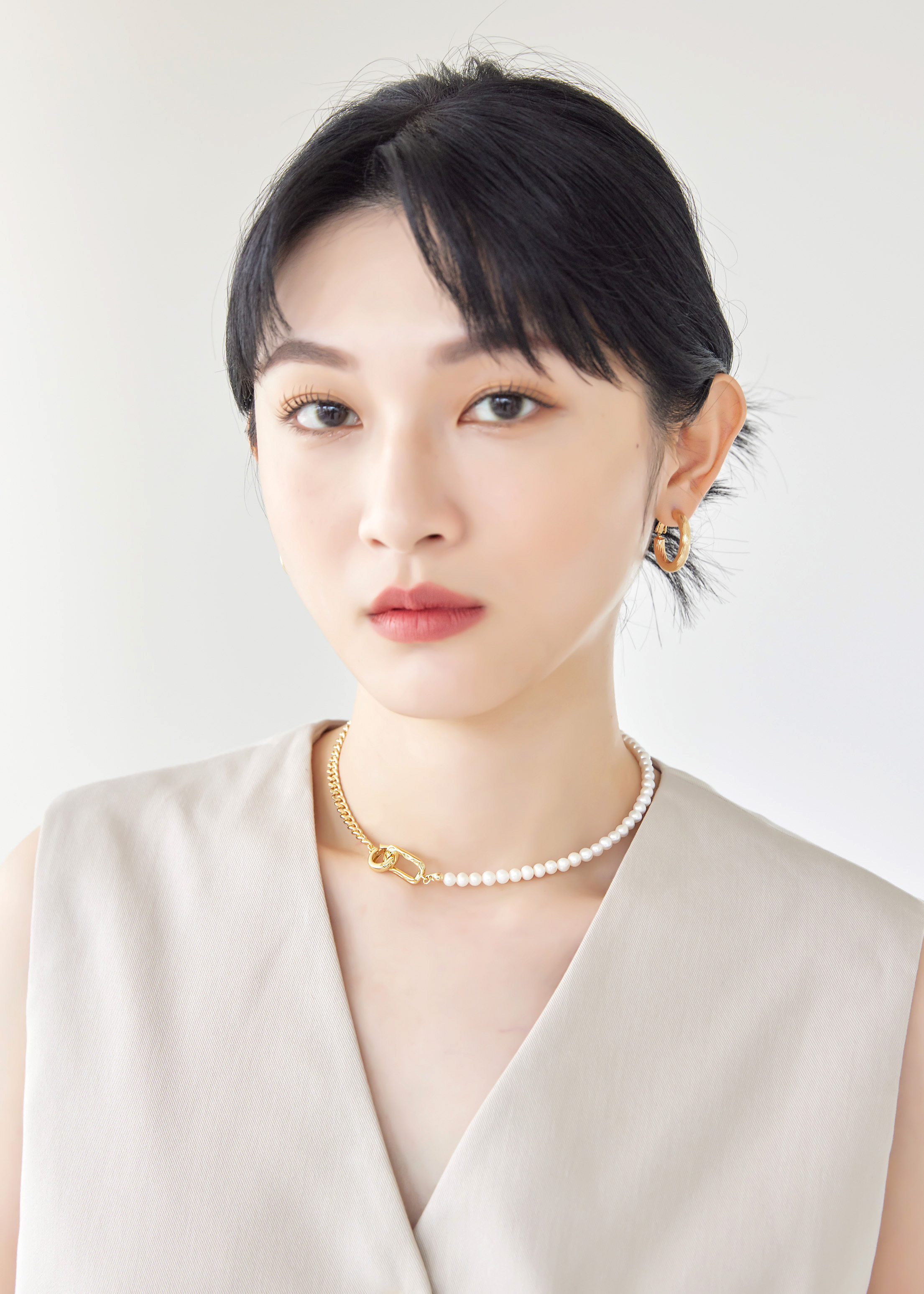 Evelyn 珍珠古巴項鏈