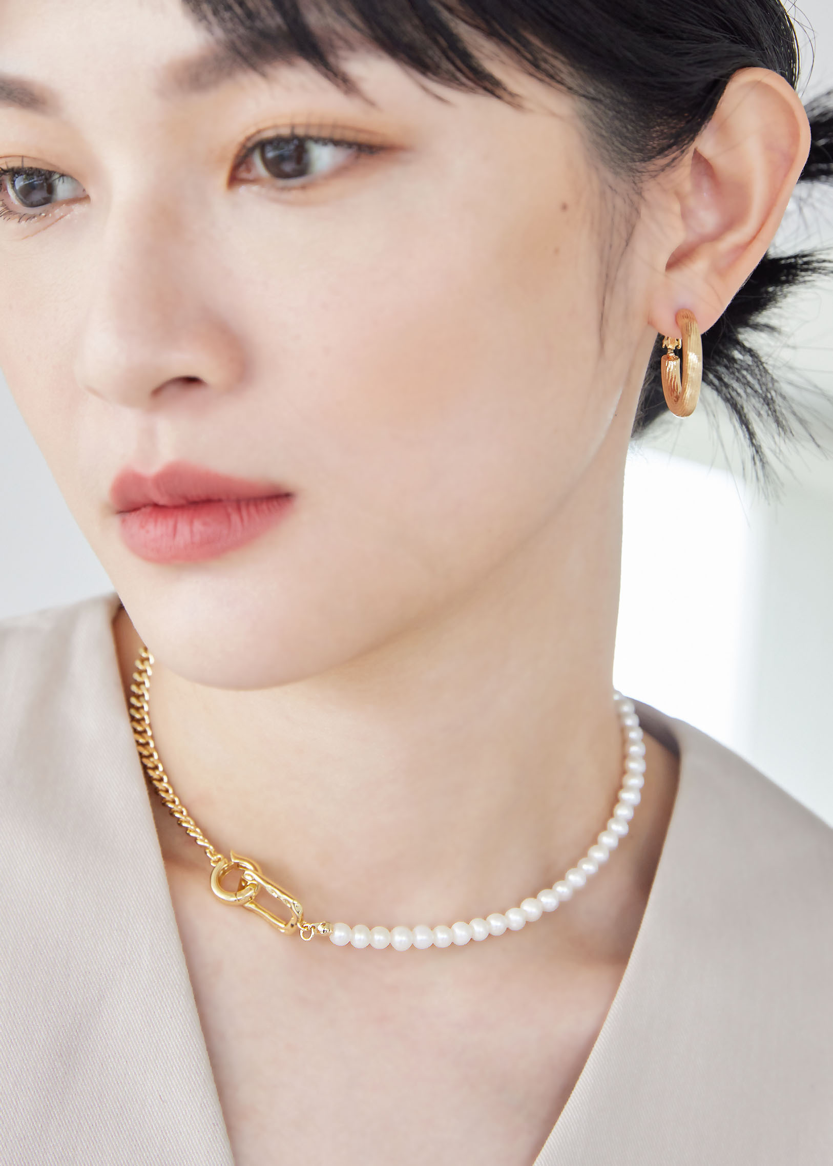 Evelyn 珍珠古巴項鏈