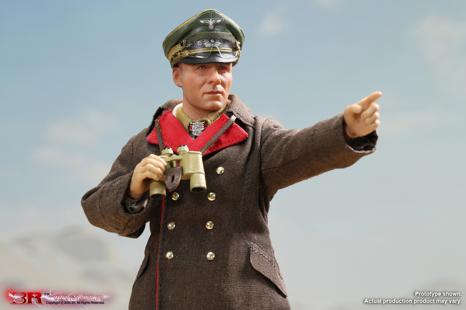 3R : TG80004 1/12 Mini Reich Series - General Field Marshal of German Afrika Korps - Erwin Rommel, The Desert Fox