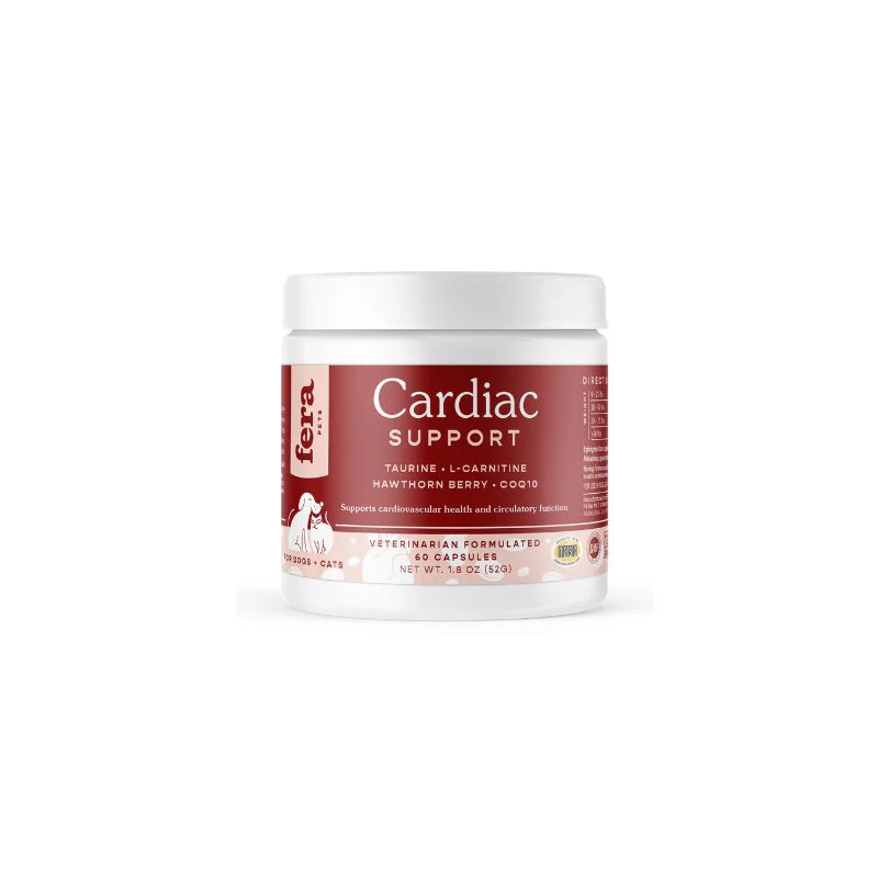 【Fera Pets 飛樂沛】心臟保健 CoQ10+牛磺酸寵心配方 （犬貓專用）60顆