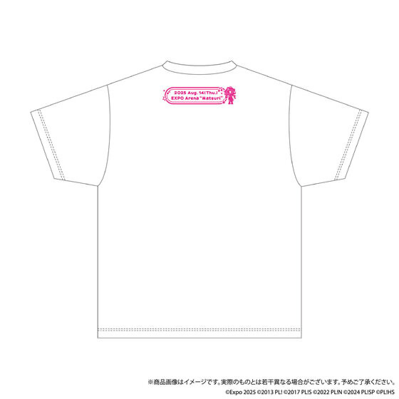 231439 Pbandai 預訂 2025/7月U-NEXT MUSIC FES LoveLive! Series EXPO 2025 STAGE ~Right now!~ Tシャツ【全3サイズ】
