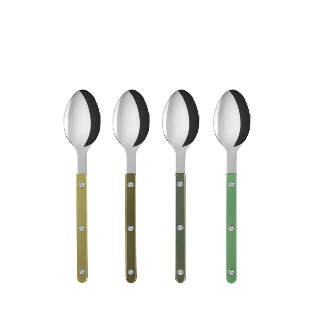 SABRE | Bistrot 復古珠光水晶鈕扣系列 | 茶匙 | 亮面 | 多色選擇