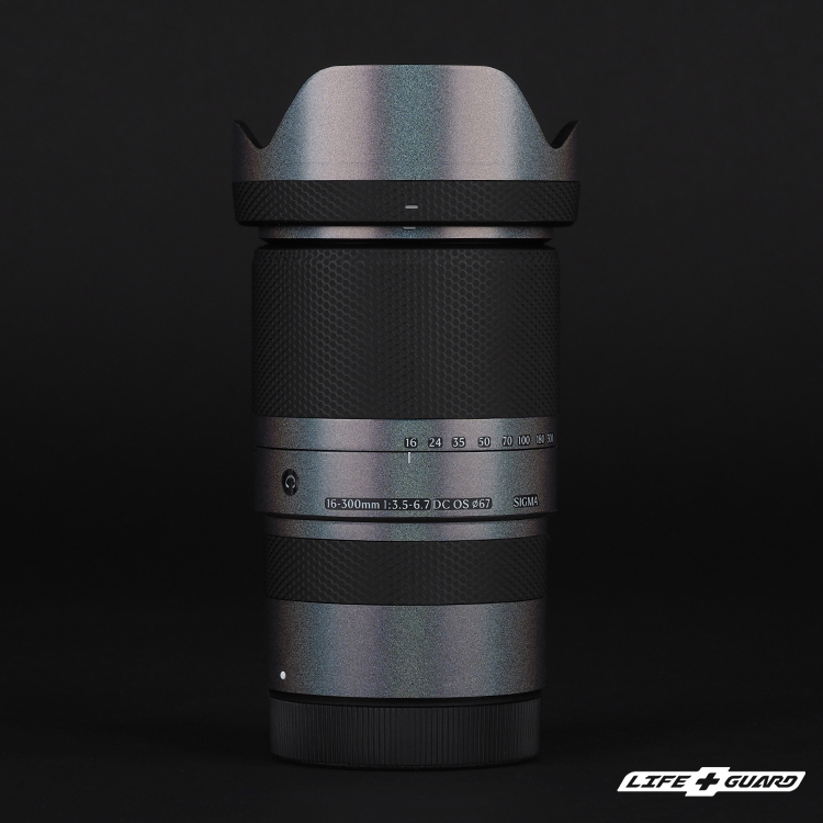 LIFE+GUARD 鏡頭貼膜安裝示意，適用 SIGMA 16-300mm F3.5-6.7 DC OS