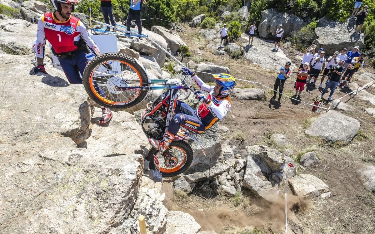 Toni Bou 奪下 TrialGP 2025 科西嘉站勝利，高難度技術區域