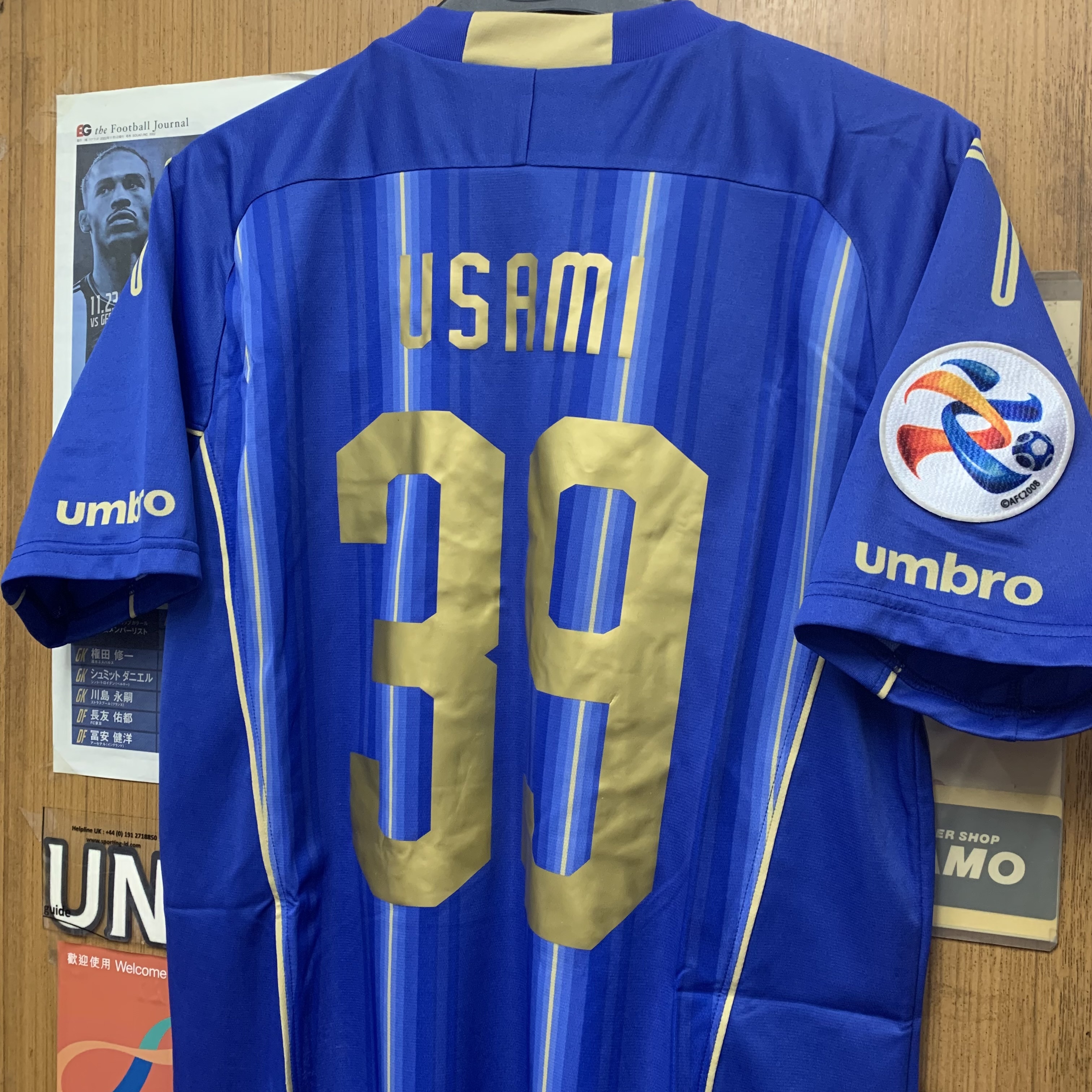 2015 Gamba Osaka ACL Home Shirt with 39 USAMI [Used, M-L 90% New]