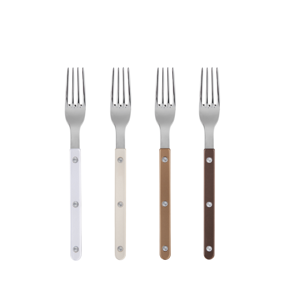 SABRE | Bistrot 復古珠光水晶鈕扣系列 | 沙拉叉 | 亮面 | 多色選擇