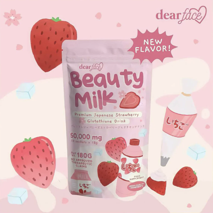 Dear Face Beauty Milk (Strawberry) Juice