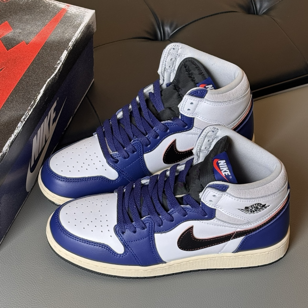 Nike Air Jordan 1 Retro High OG (GS) 皇家深藍 深藍白 AJ1 喬丹 高筒休閒鞋